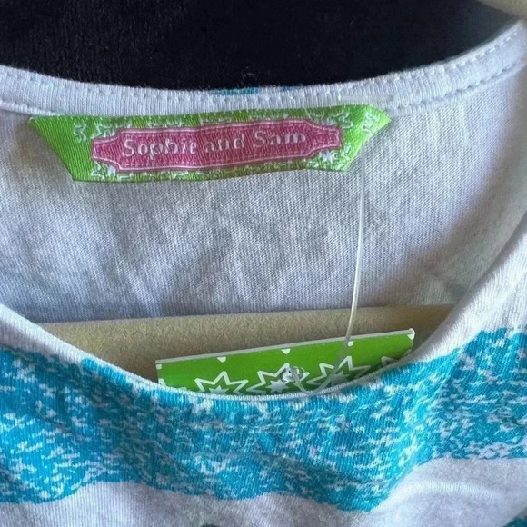 GIRLS SOPHIE AND SAM DRESS WITH SEAHORSE SIZE 2T NWT - Picture 4 of 7